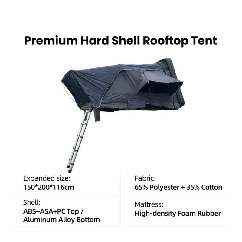 Roof Top Tent Ladder Telescopic - 高品質な屋上テント。伸縮式はしご付きで防水仕様。キャンプに最適。