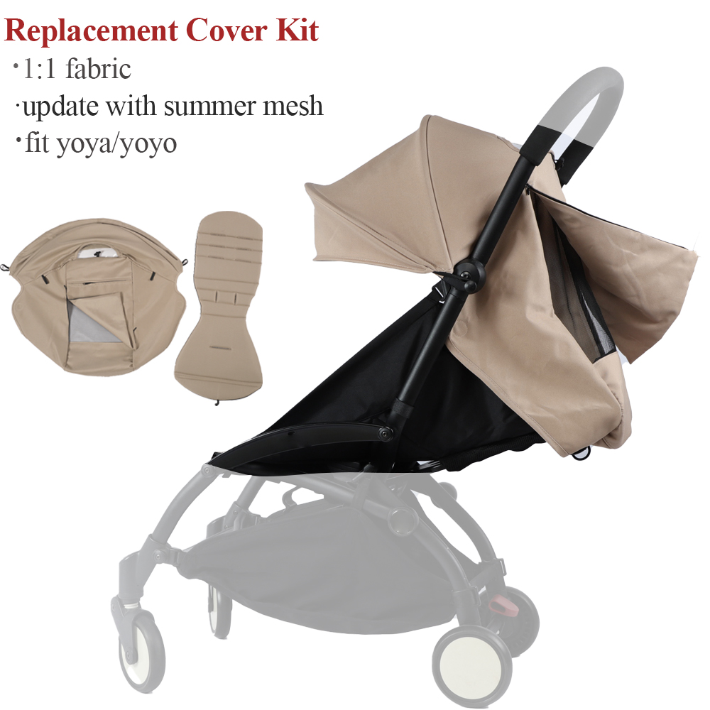 Roof Top Tent Mattress - 新しいアップデート 175 ° キャノピーカバーキットシートクッションサンシェードメッシュベビーカーアクセサリー Yoya/ヨーヨー乳母車交換用シートマットレス