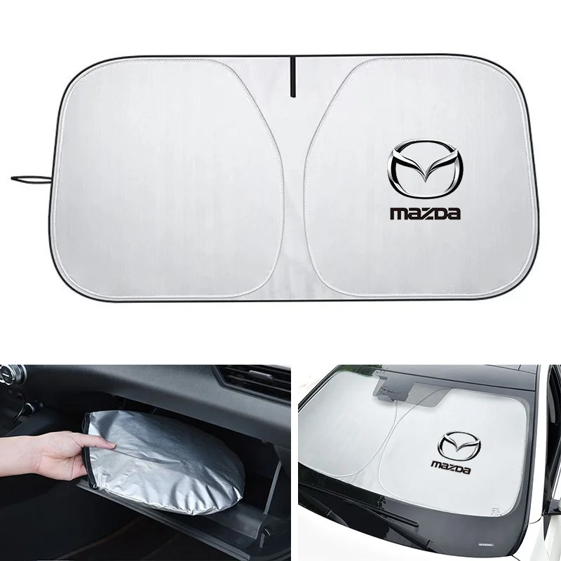 Car Awning 2.5M X 2.5M - 車用フロントガラスサンシェードカバー、バイザー、フロントウィンドウプロテクター、パラソル、マツダ2、3、6、8、CX4、CX-5、CX-7、CX-9、CX-3、アテンザ用アクセサリー
