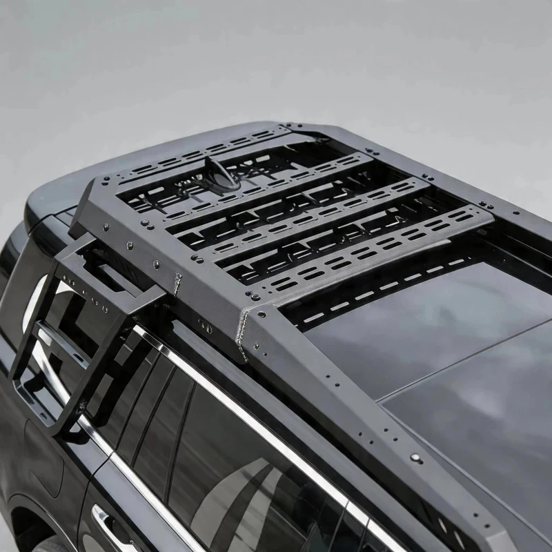 Overland Roof Rack Platform - KQXベストセラー高耐久アルミプラットフォーム タンク500 Hi4-T用オフロードルーフカーゴラック サイドラダーキット付き オーバーランドアクセサリー