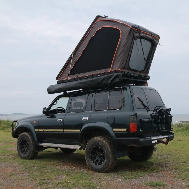 Roof Tent Hardshell Aluminum - 2026年型 ハードシェル式 クイックオートオープン ルーフテント 航空用アルミニウムハニカム構造 420Dオックスフォード生地