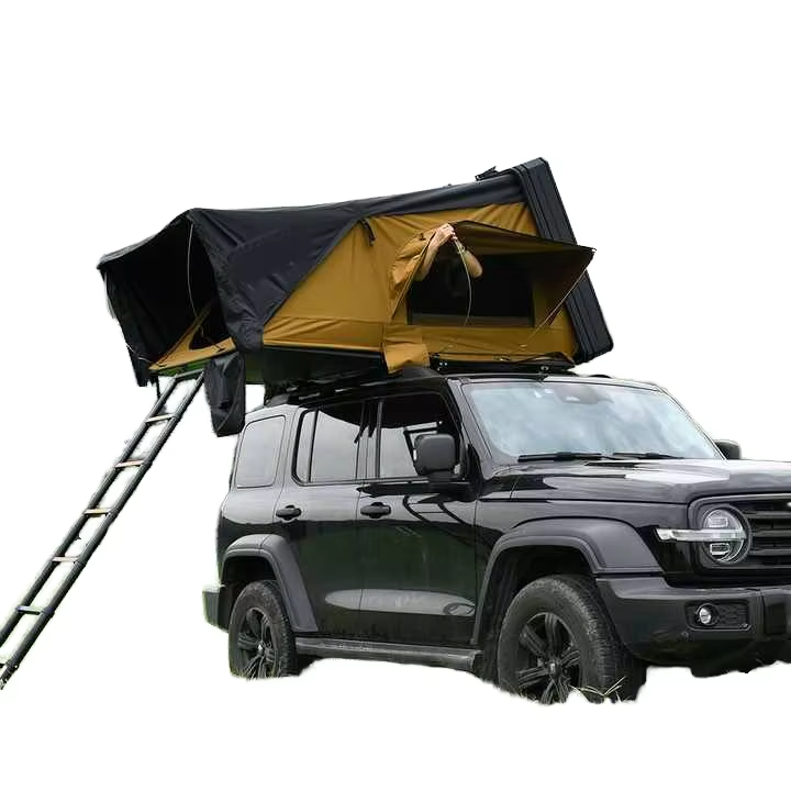 Roof Top Tent 4 Person Xl - 2026年、2025年、屋外キャンプ用、大型、頑丈、XLサイズ、ハードシェル、アルミニウム製、4～5人用、車載用、折りたたみ式、ルーフテント