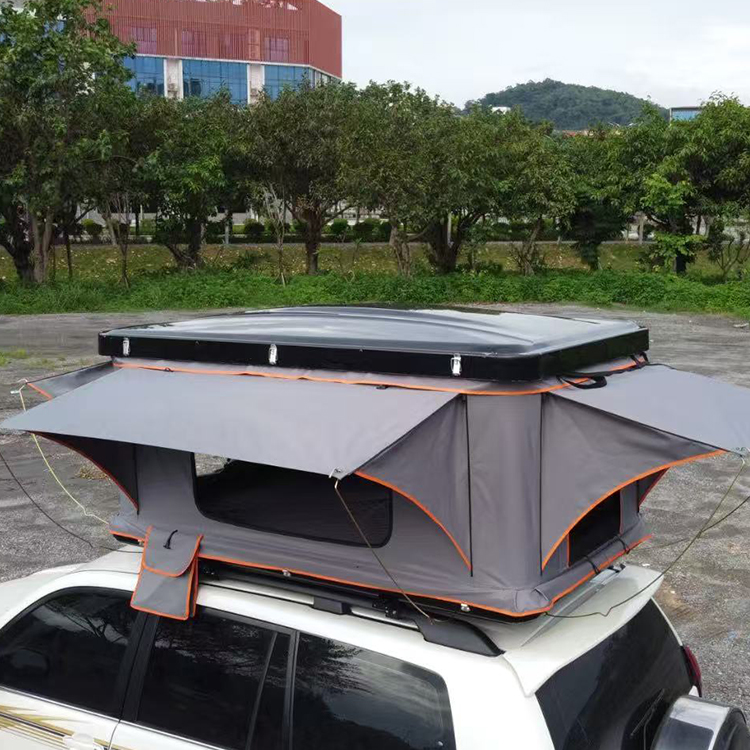 Roof Tent Hardshell Aluminum - 工場カスタムOEM防水ルーフトップテント、折りたたみ式ハードシェルアルミ合金素材、1～2人用車用ルーフトップテント