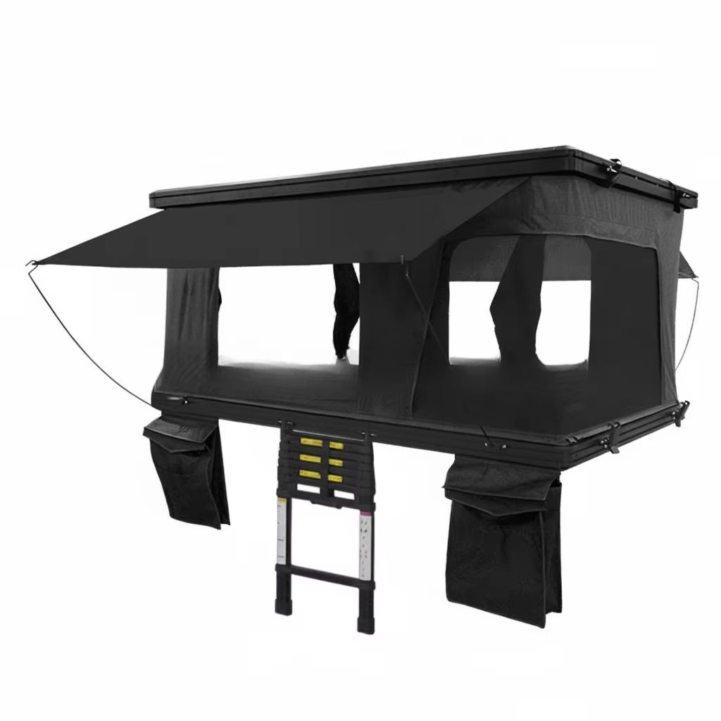 Roof Top Tent Hard Shell 2 Person - 屋外用アルミ製ハードシェルルーフトップテント 四季対応 シングルレイヤー 防水 2人用