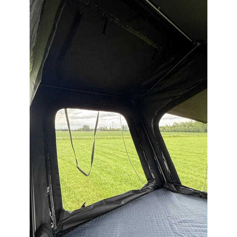 Roof Top Tent 4 Person Xl - 3秒クイックオープンサイドオープニングABSハードルーフトップテントXL 4人用オフロードキャンプテント