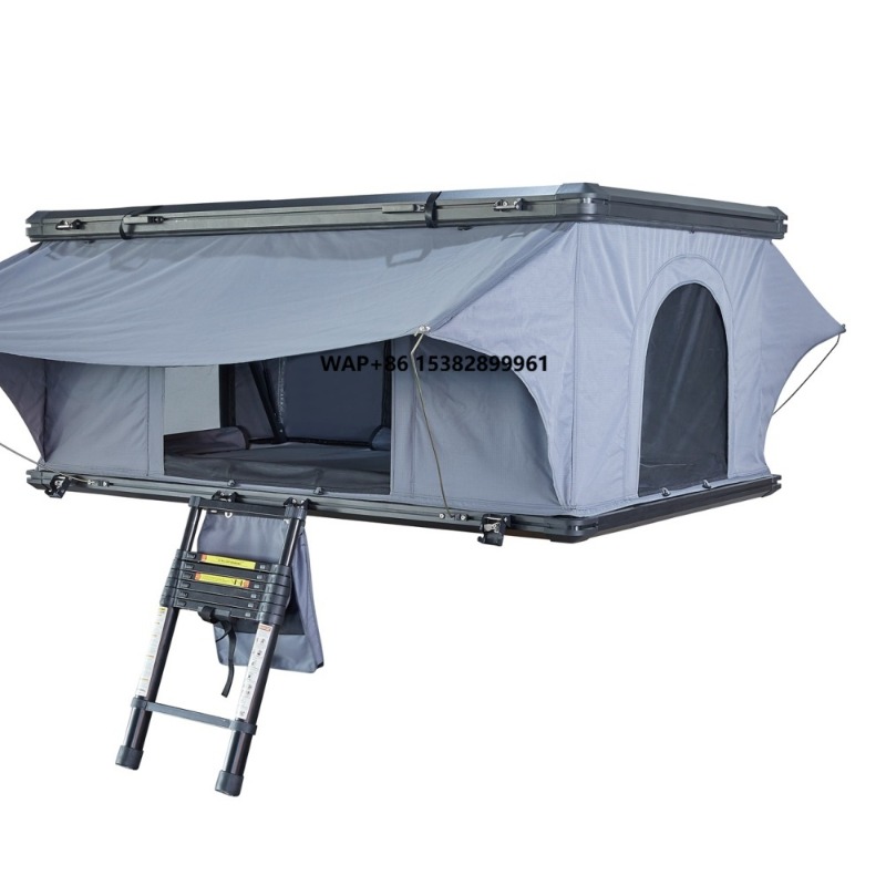 RTT 3人用四季対応アルミハードシェルルーフトップテント  - Roof Top Tent Ladder Telescopic のレビューと価格