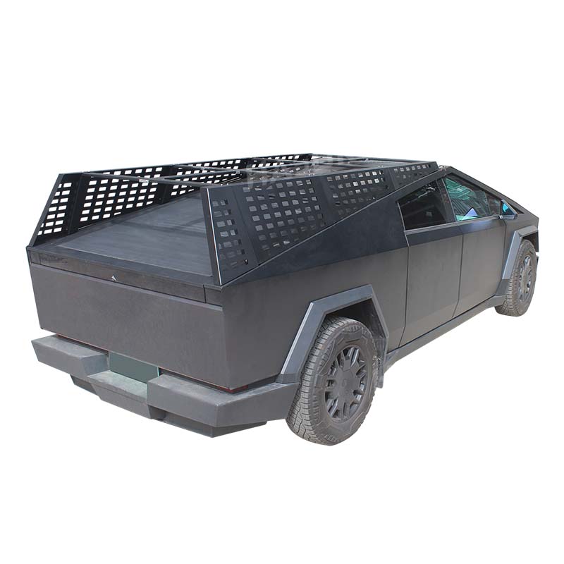 テスラ・サイバートラック用フルサイズスチール（Q235A）ル - Overland Roof Rack Platform のレビューと価格