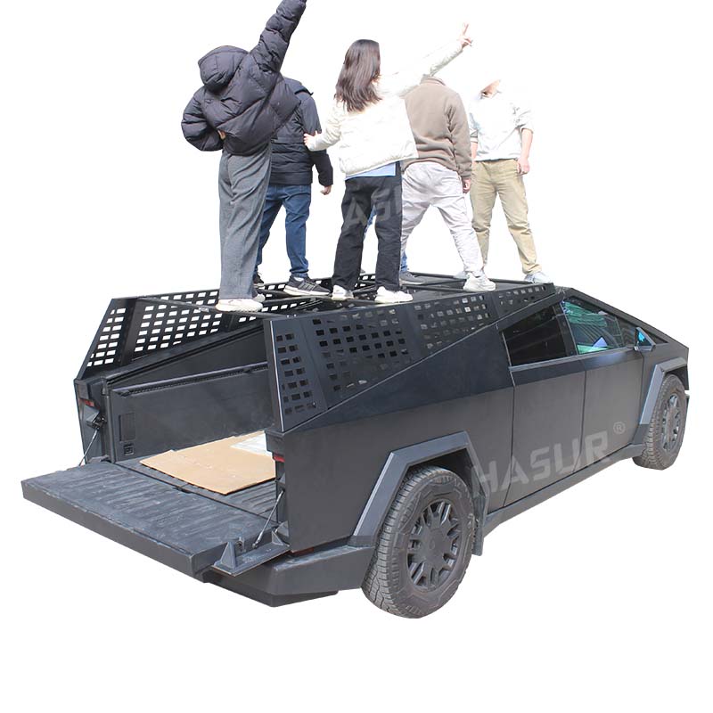 テスラ・サイバートラック用フルサイズスチール（Q235A）ル - Overland Roof Rack Platform のレビューと価格