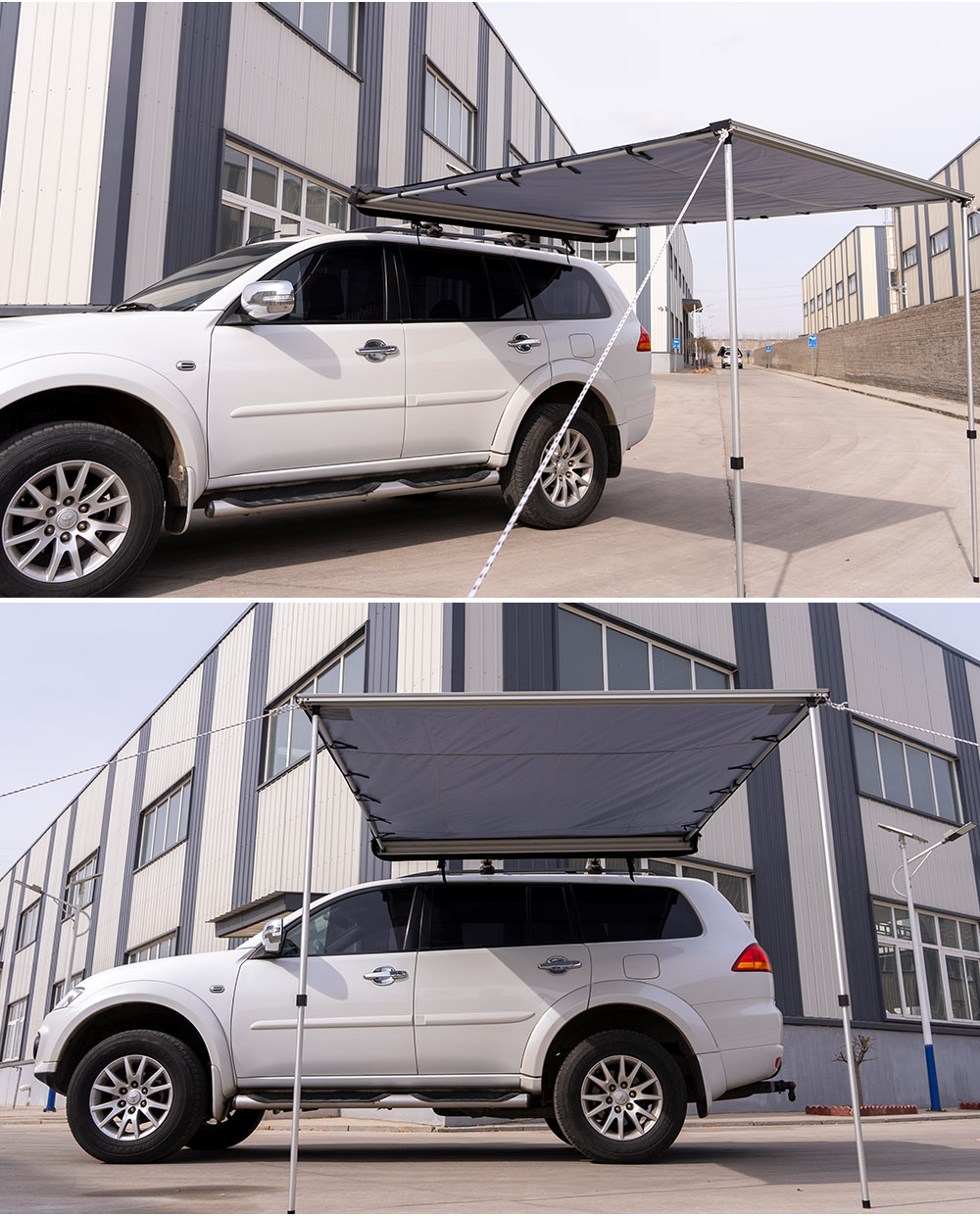 新型ピックアップキャンピングカー 2.5m×3m 4WD 4 - Car Awning 2.5M X 2.5M のレビューと価格