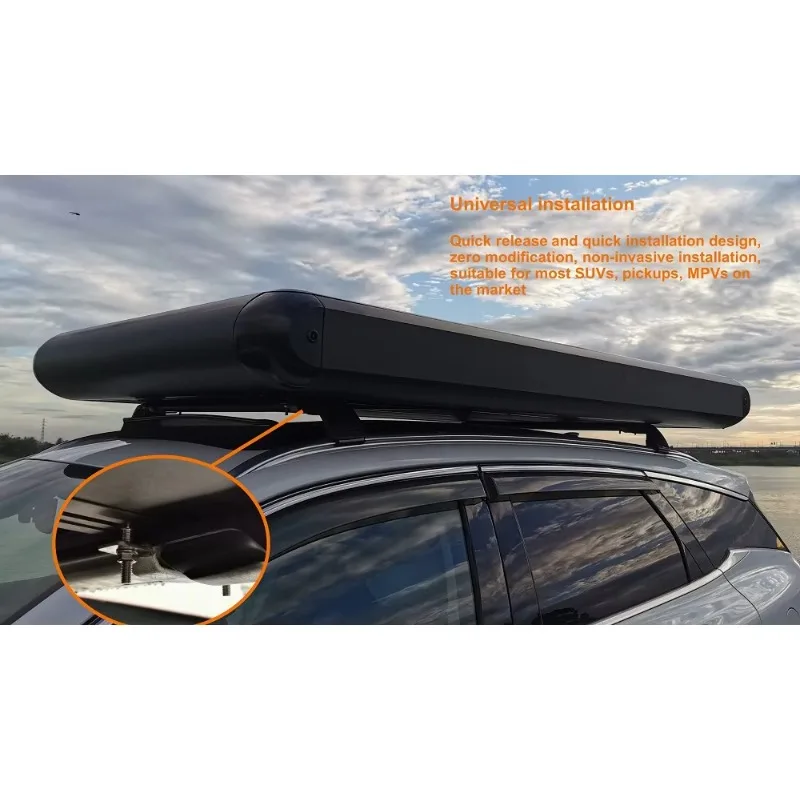 新型2人用自動折りたたみルーフトップテント アルミ製ハードシ - Roof Top Tent Hard Shell 2 Person のレビューと価格