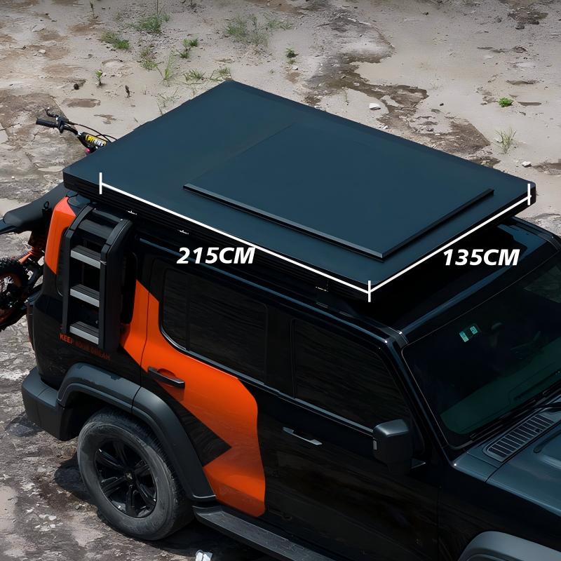 アルミ製ハードシェルルーフトップテント、防水オックスフォード - Roof Top Tent Hard Shell 2 Person のレビューと価格