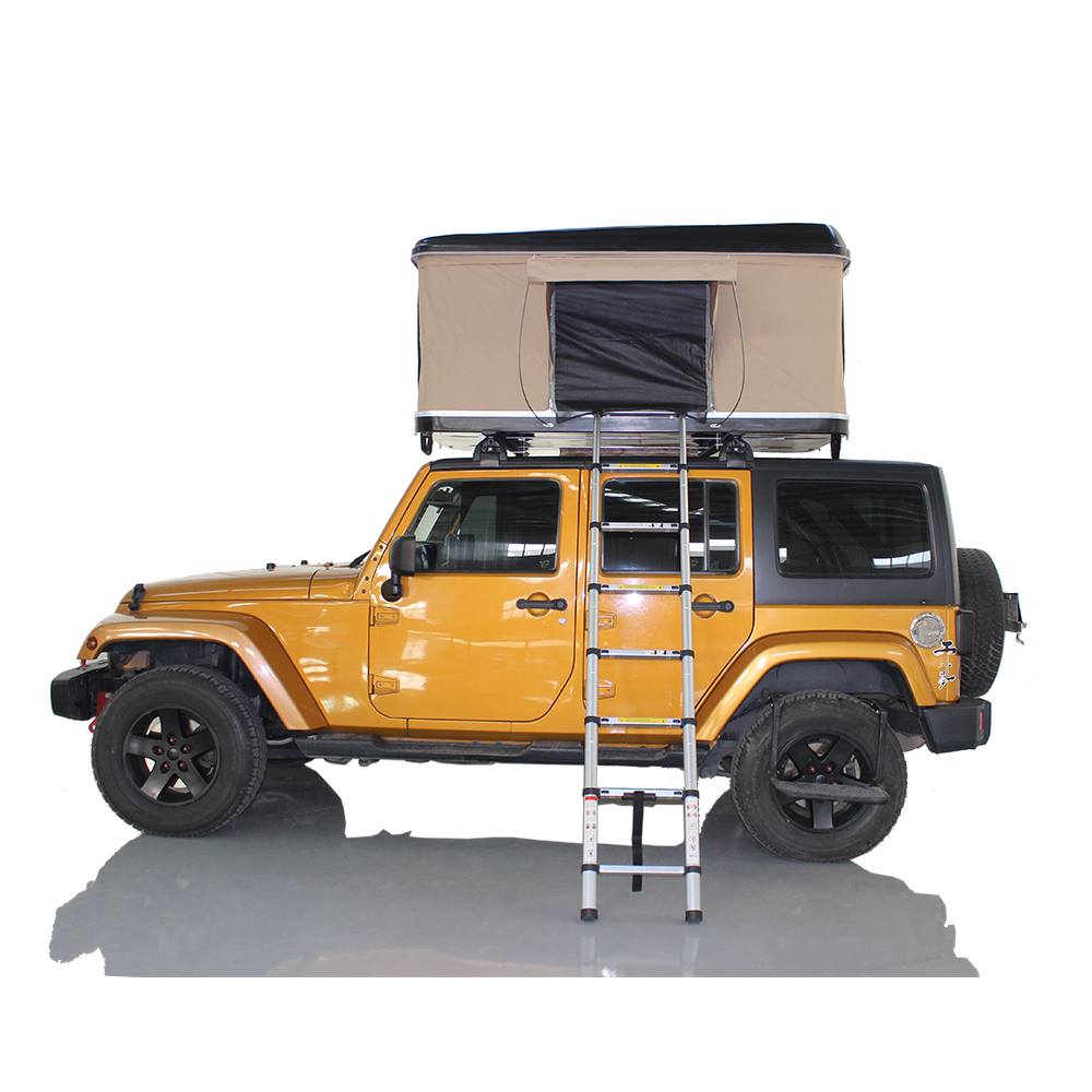 トップランキング1～2人用ハードシェルキャンピングルーフトッ - Roof Top Tent Ladder Telescopic のレビューと価格