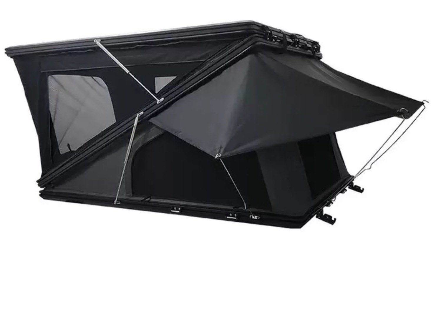 高品質なルーフテント。アルミニウム製のハードシェルで、3～4 - Roof Tent Hardshell Aluminum のレビューと価格