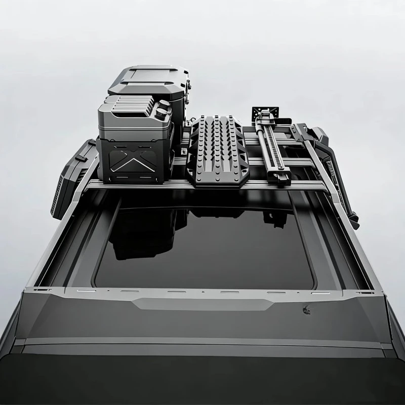 ヘビーデューティーオフロードルーフラックプラットフォーム、炭 - Overland Roof Rack Platform のレビューと価格