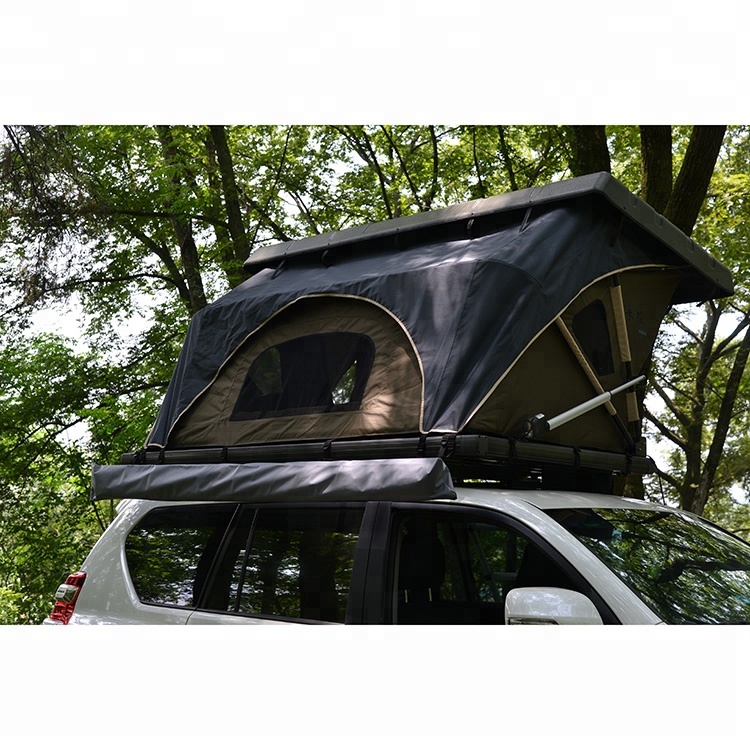 2022年新型キャンピングカー用2人乗り電動リモコン式ハード - Roof Top Tent Hard Shell 2 Person のレビューと価格