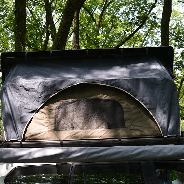 2022年新型キャンピングカー用2人乗り電動リモコン式ハード - Roof Top Tent Hard Shell 2 Person のレビューと価格