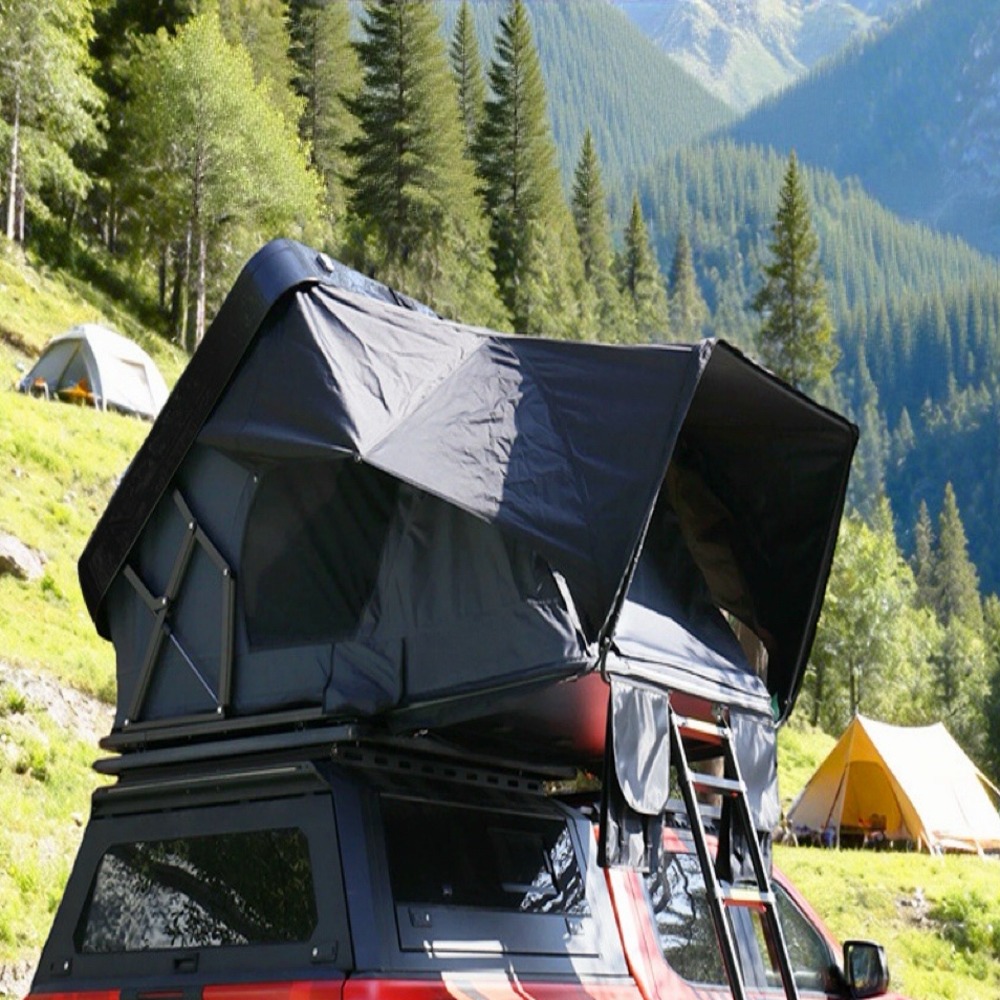 耐風性270度フォックスウィングルーフトップテント、完全ポー - Roof Top Tent Ladder Telescopic のレビューと価格
