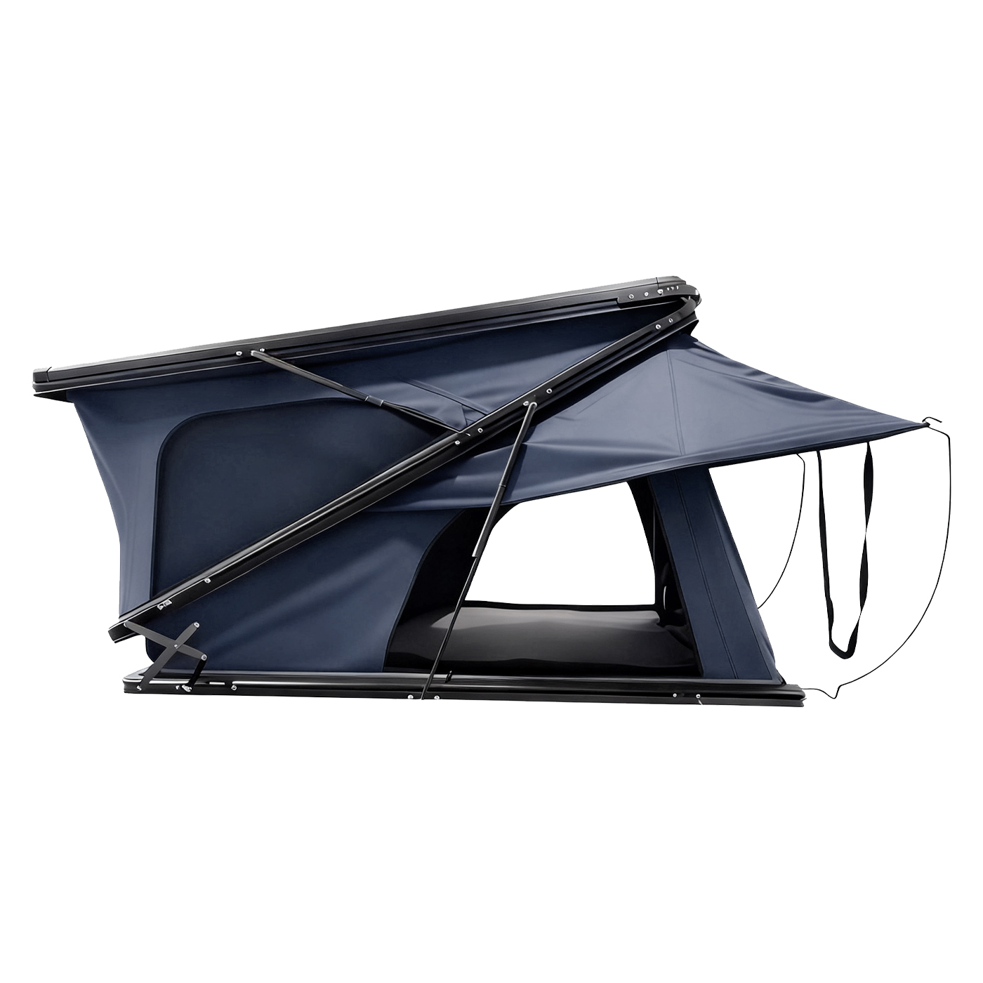 車用ルーフトップテント キャンプ用 ハードシェル 防水 四季 - Roof Top Tent Ladder Telescopic のレビューと価格