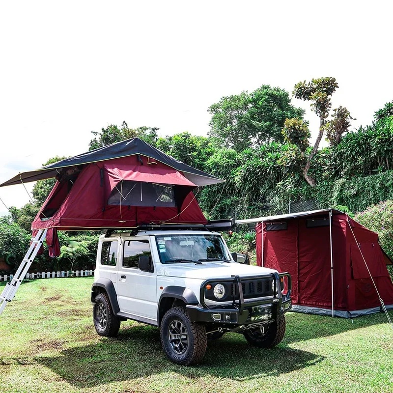 カスタムフィットのソフト防水ルーフトップテント、伸縮式はしご - Roof Top Tent Ladder Telescopic のレビューと価格