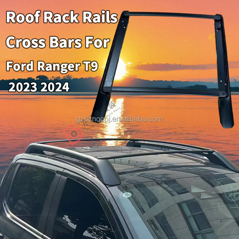 フォード レンジャー T9 2023+用ルーフラック、ルーフ - Roof Rack Crossbar Aluminum のレビューと価格