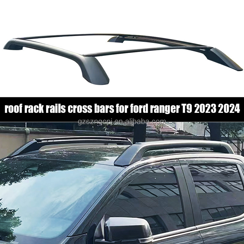フォード レンジャー T9 2023+用ルーフラック、ルーフ - Roof Rack Crossbar Aluminum のレビューと価格