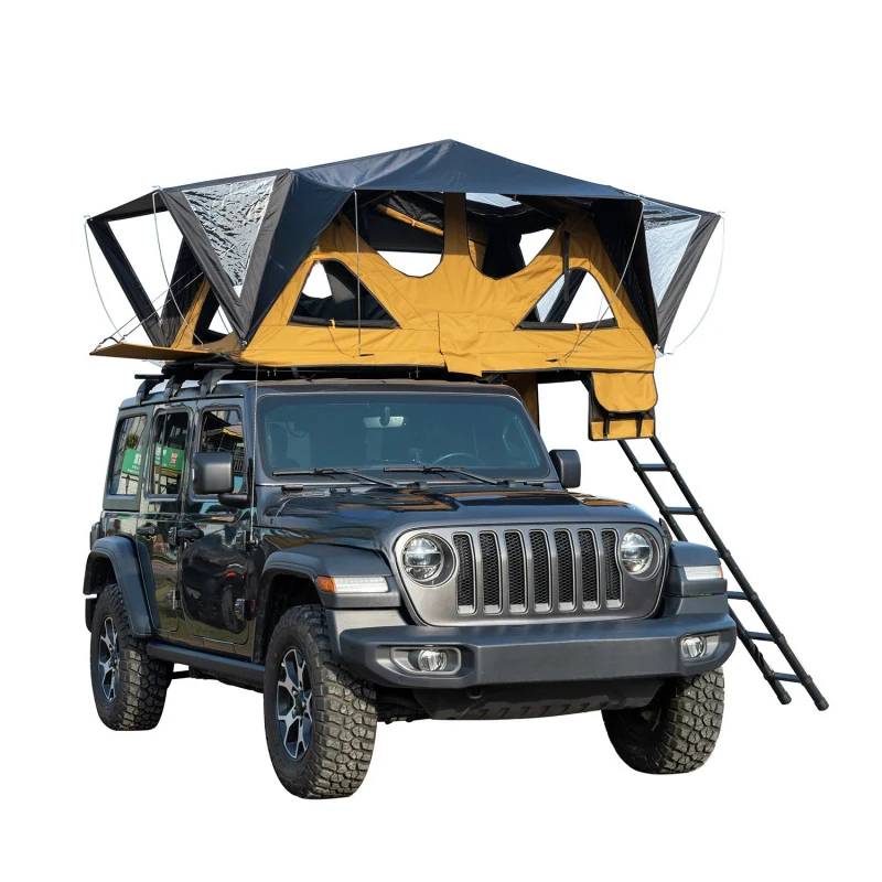 耐候性と耐久性に優れた3人用オールシーズン対応ソフトシェル屋 - Roof Top Tent Soft Shell 3 Person のレビューと価格