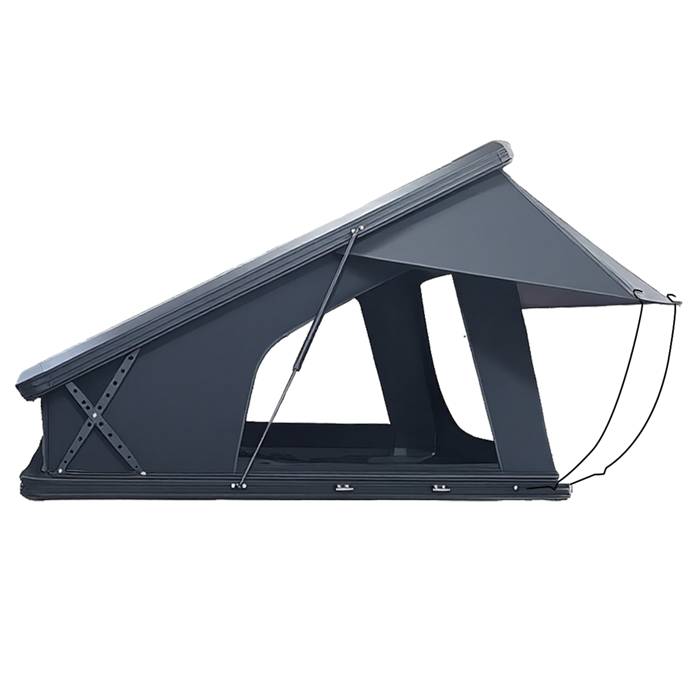 車用ルーフトップテント キャンプ用 ハードシェルルーフトップ - Roof Top Tent Ladder Telescopic のレビューと価格