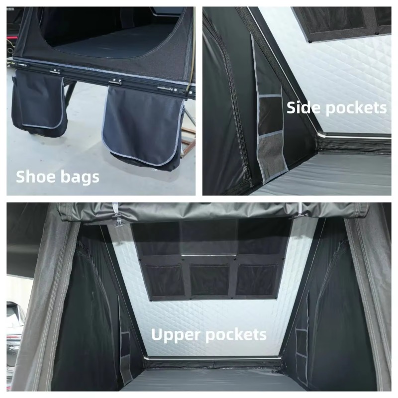 2～4人用軽量ハードシェルオックスフォード生地断熱キャンプ用 - Roof Tent Hardshell Aluminum のレビューと価格