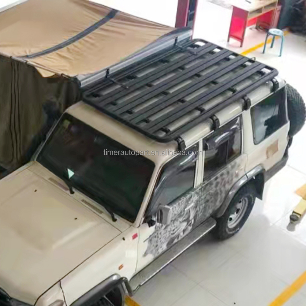 4x4オフロード用アルミ製ルーフキャリア。指定された取り付け - Overland Roof Rack Platform のレビューと価格