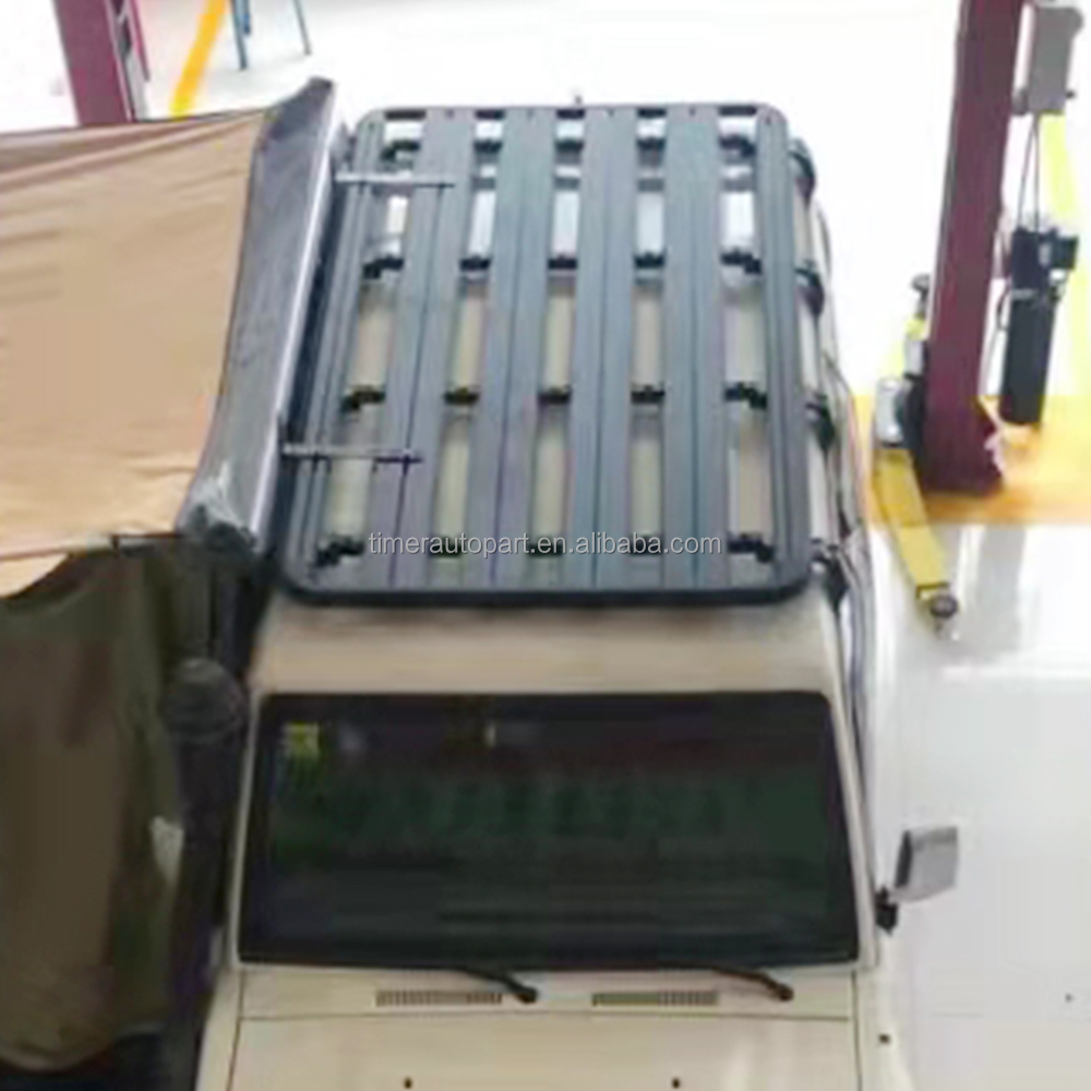 4x4オフロード用アルミ製ルーフキャリア。指定された取り付け - Overland Roof Rack Platform のレビューと価格