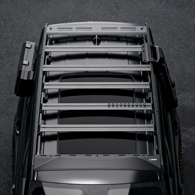 ヘビーデューティーオフロードルーフラックプラットフォーム、炭 - Overland Roof Rack Platform のレビューと価格
