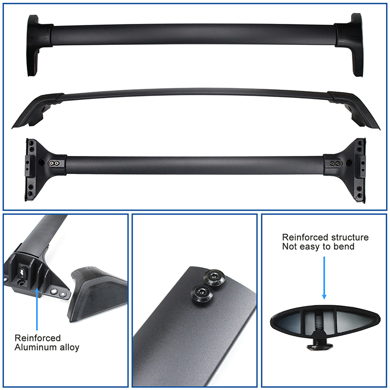 車用アルミ製ルーフラッククロスバー,ラゲッジキャリアレール, - Roof Rack Crossbar Aluminum のレビューと価格