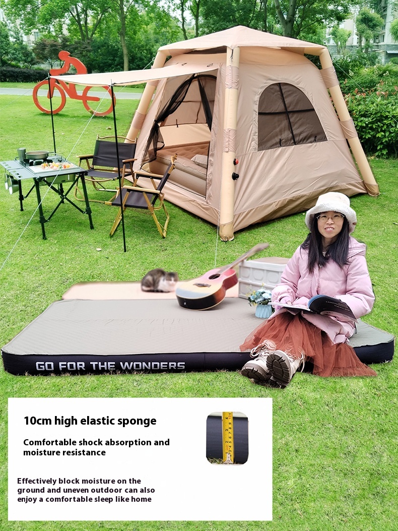 ロハスキャンピング 自動膨張式キャンプマットレス 10cm  - Roof Top Tent Mattress のレビューと価格