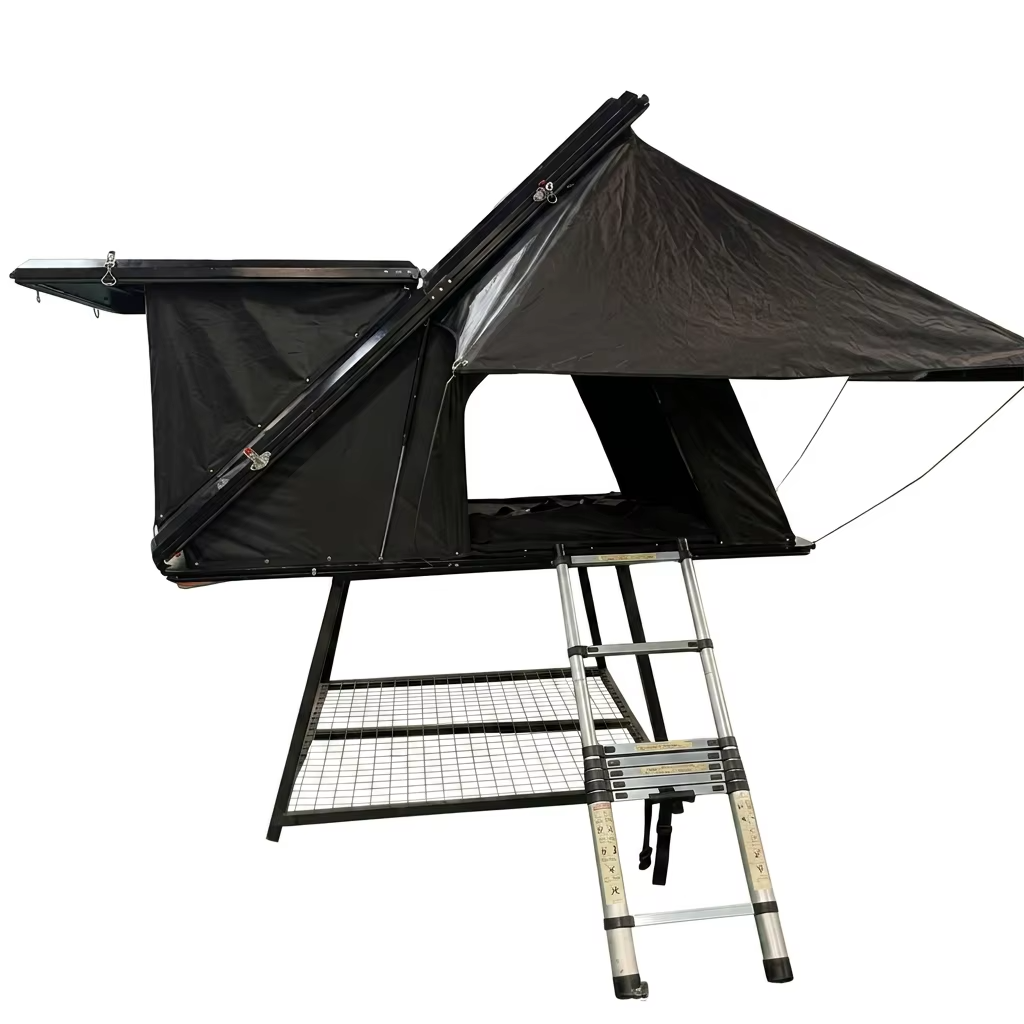 ABSハードシェルルーフトップキャンピングテント（マットレス - Roof Top Tent Ladder Telescopic のレビューと価格
