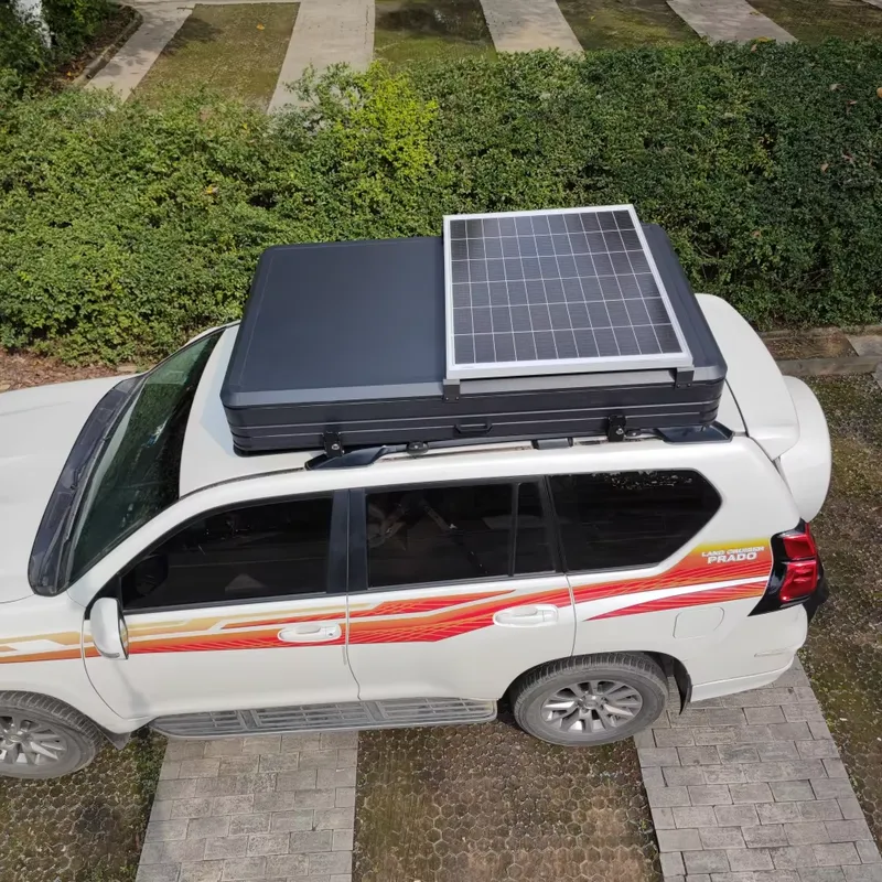 XLサイズ、4人用、防水、アルミ製ハードシェル、自動設営式、 - Roof Top Tent 4 Person Xl のレビューと価格