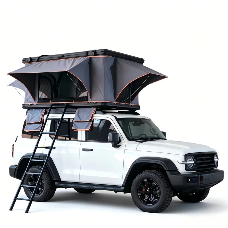 人気商品 2人用 四季対応 ポップアップ式 ハードシェル ル - Roof Top Tent Hard Shell 2 Person のレビューと価格