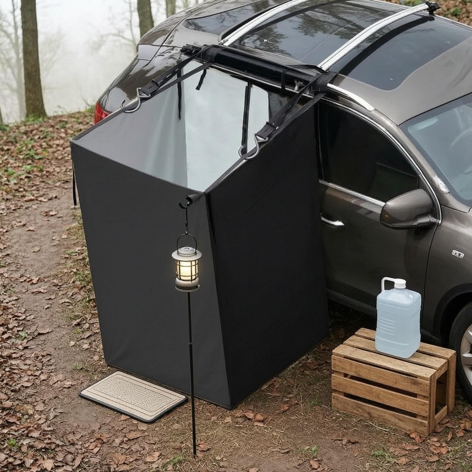 キャンプ用の携帯式屋外シャワーテント。プライバシーを確保でき - Camping Shower Tent Portable のレビューと価格
