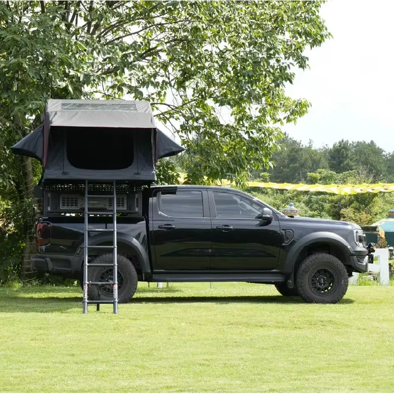 3人用アルミ製ソフトシェルルーフトップテント。4WDオフロー - Roof Top Tent Soft Shell 3 Person のレビューと価格