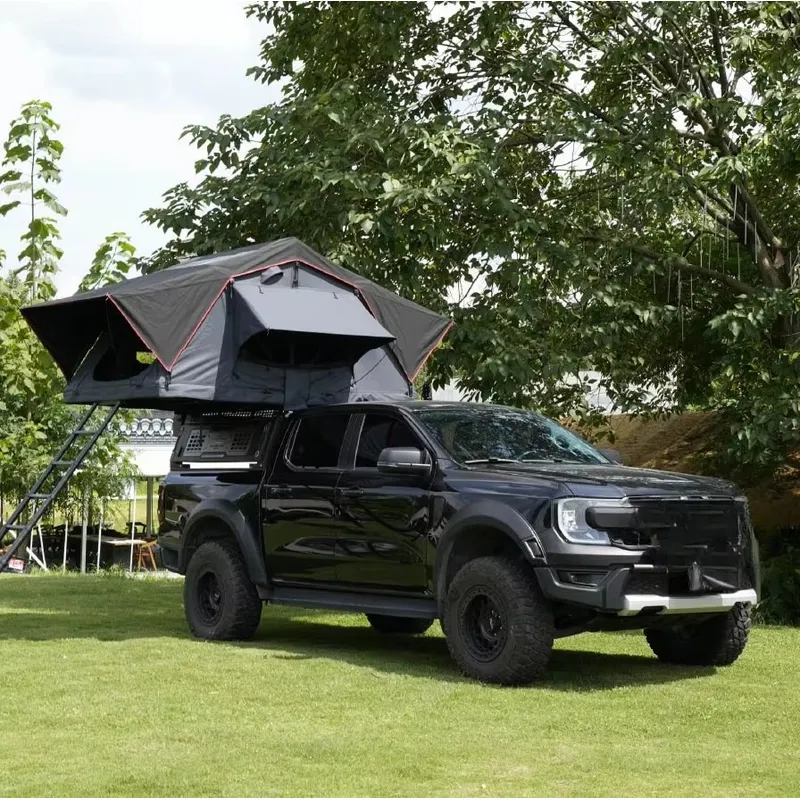 3人用アルミ製ソフトシェルルーフトップテント。4WDオフロー - Roof Top Tent Soft Shell 3 Person のレビューと価格