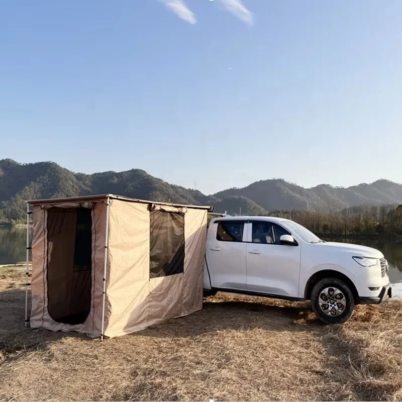 最高の4WDキャンプ用サンシェルター 2.5m x 2.5m - Car Awning 2.5M X 2.5M のレビューと価格