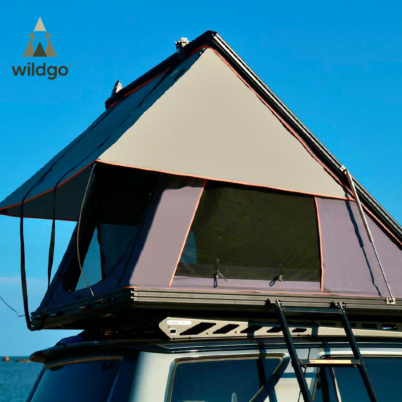 車用ルーフトップテント 防水ルーフトップテント サイドオープ - Roof Top Tent Hard Shell 2 Person のレビューと価格