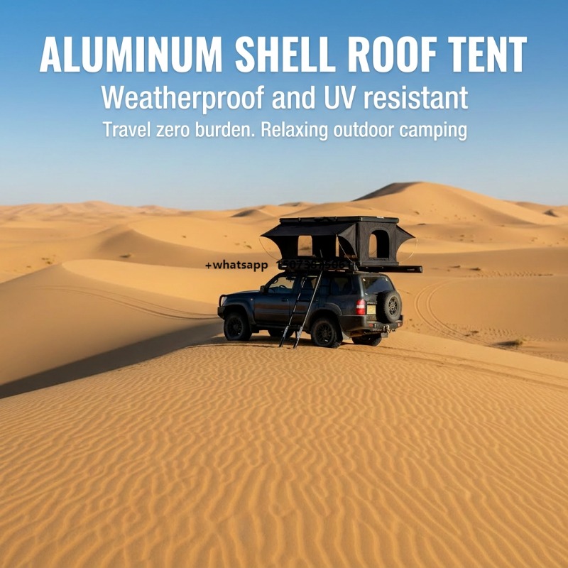17cm超薄型アルミハードシェルルーフトップテント 油圧式自 - Roof Top Tent Hard Shell 2 Person のレビューと価格