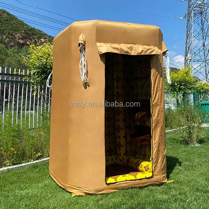 中東向け屋外キャンプ用シャワー・トイレテント、更衣室用インフ - Camping Shower Tent Portable のレビューと価格