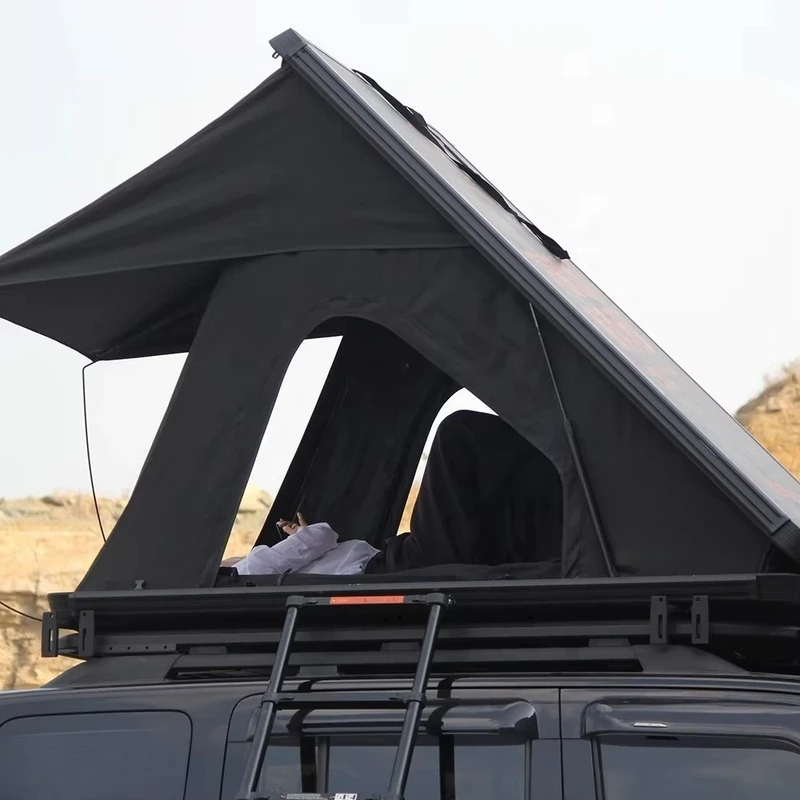 強くおすすめする2人用防水4WD車用キャンプ用大型室内空間付 - Roof Top Tent Hard Shell 2 Person のレビューと価格