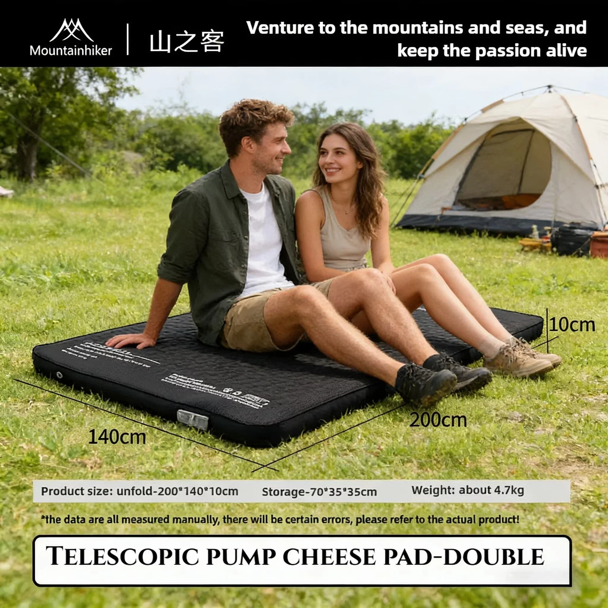 マウンテンハイカー アウトドア キャンプ チーズ型エアクッシ - Roof Top Tent Mattress のレビューと価格