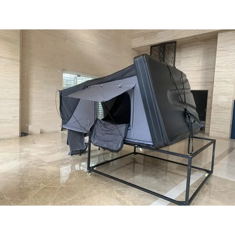 屋外キャンプXL 4～5人用 サイドオープンABSハードシェ - Roof Top Tent 4 Person Xl のレビューと価格