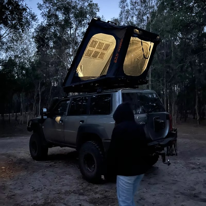 軽量防水アルミハードシェルオフロードルーフトップテント、4x - Roof Tent Hardshell Aluminum のレビューと価格