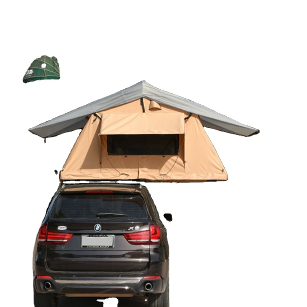 2～3人用防水カールーフトップテントボックス、ハードシェルア - Roof Top Tent Ladder Telescopic のレビューと価格