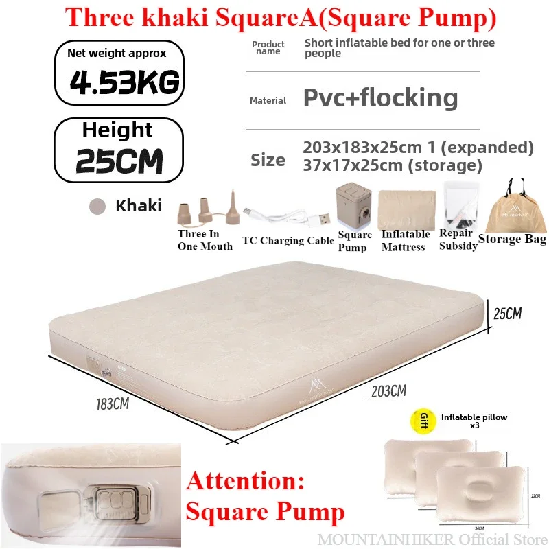 登山家-屋内エアマットレス、グランピングマットPVC、インフ - Roof Top Tent Mattress のレビューと価格
