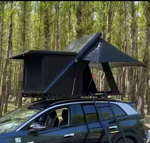 2-in-1 三角形/正方形 アルミシェル ハードシェル 車 - Roof Top Tent Hard Shell 2 Person のレビューと価格